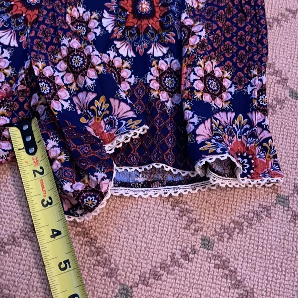 Juniper Blu Boho Patterned Skort Nwt M - image 5